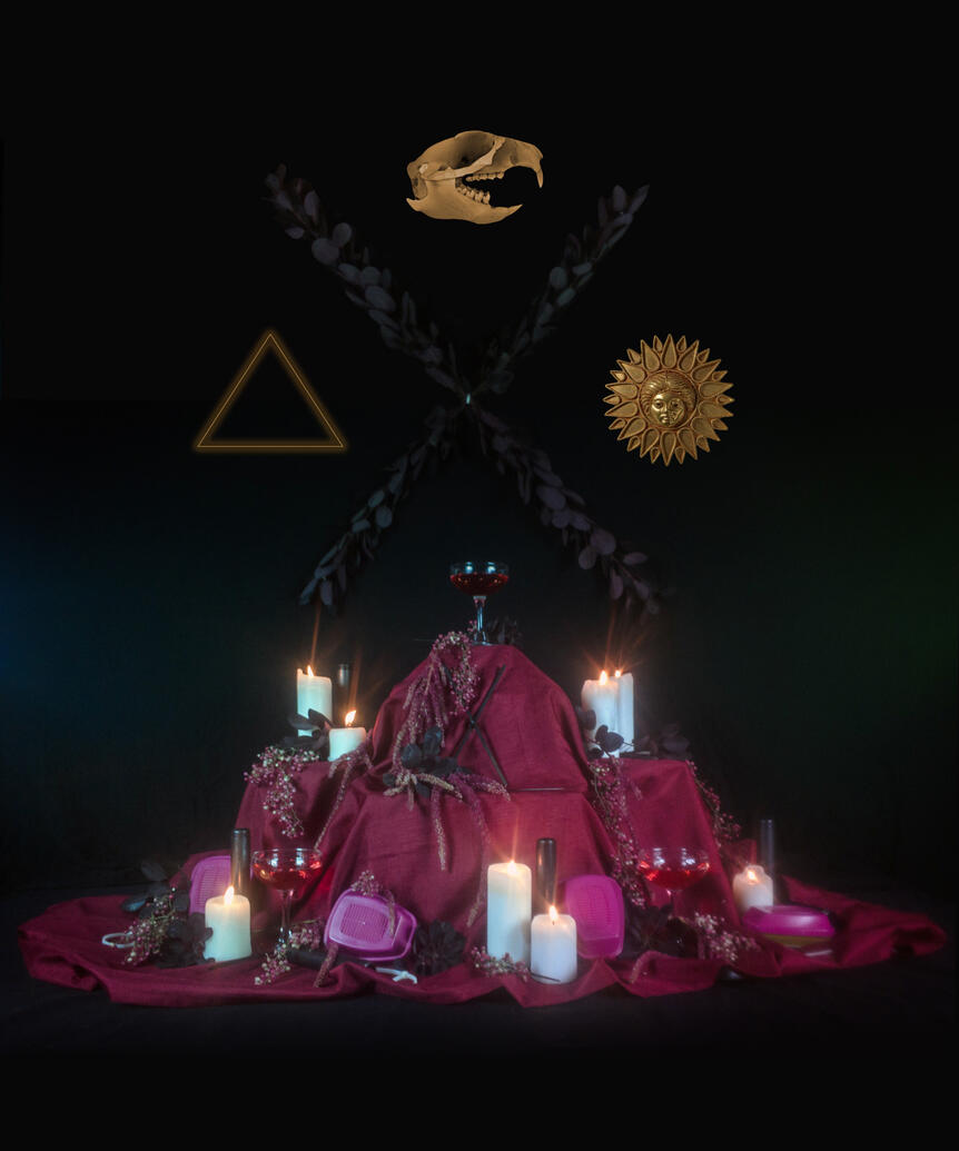 'Altar to Resistance' - Photography + Digital collage