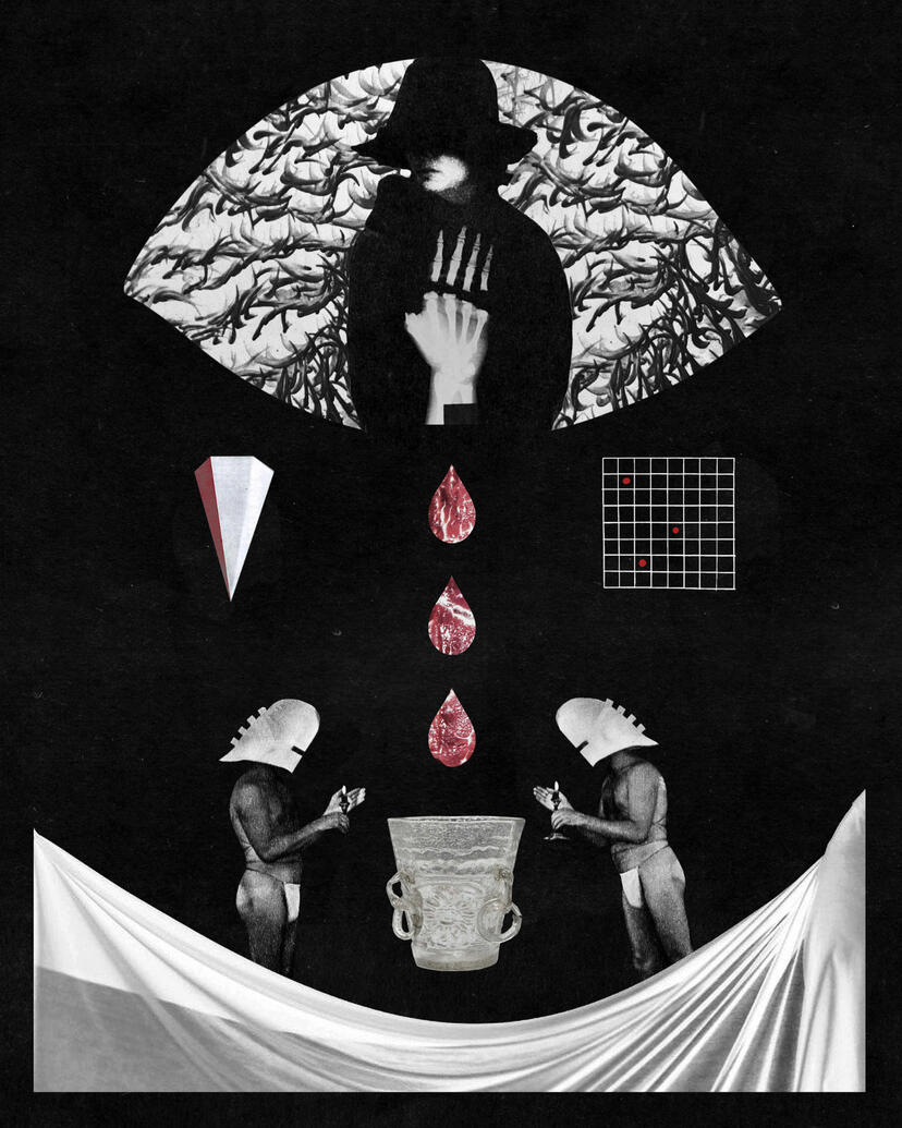 'Behind the Homage' - Digital collage